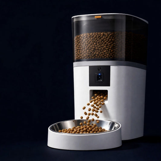Smart Pet Feeder with 1080P HD Camera — Feed, Watch & Talk to Your Pet from Anywhere