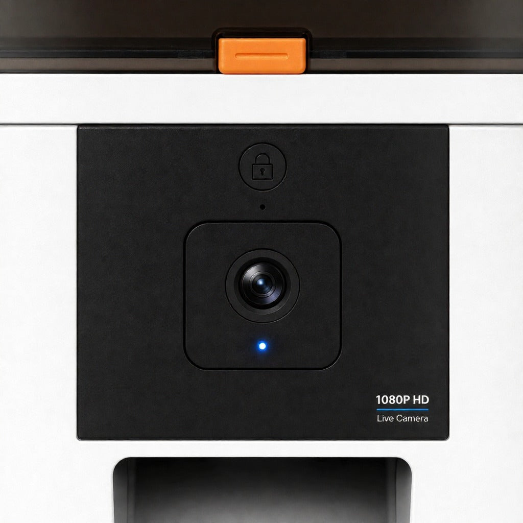 Smart Pet Feeder with 1080P HD Camera — Feed, Watch & Talk to Your Pet from Anywhere