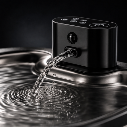 Wireless Smart Pet Water Fountain — 3.5L Stainless Steel with IR Sensor