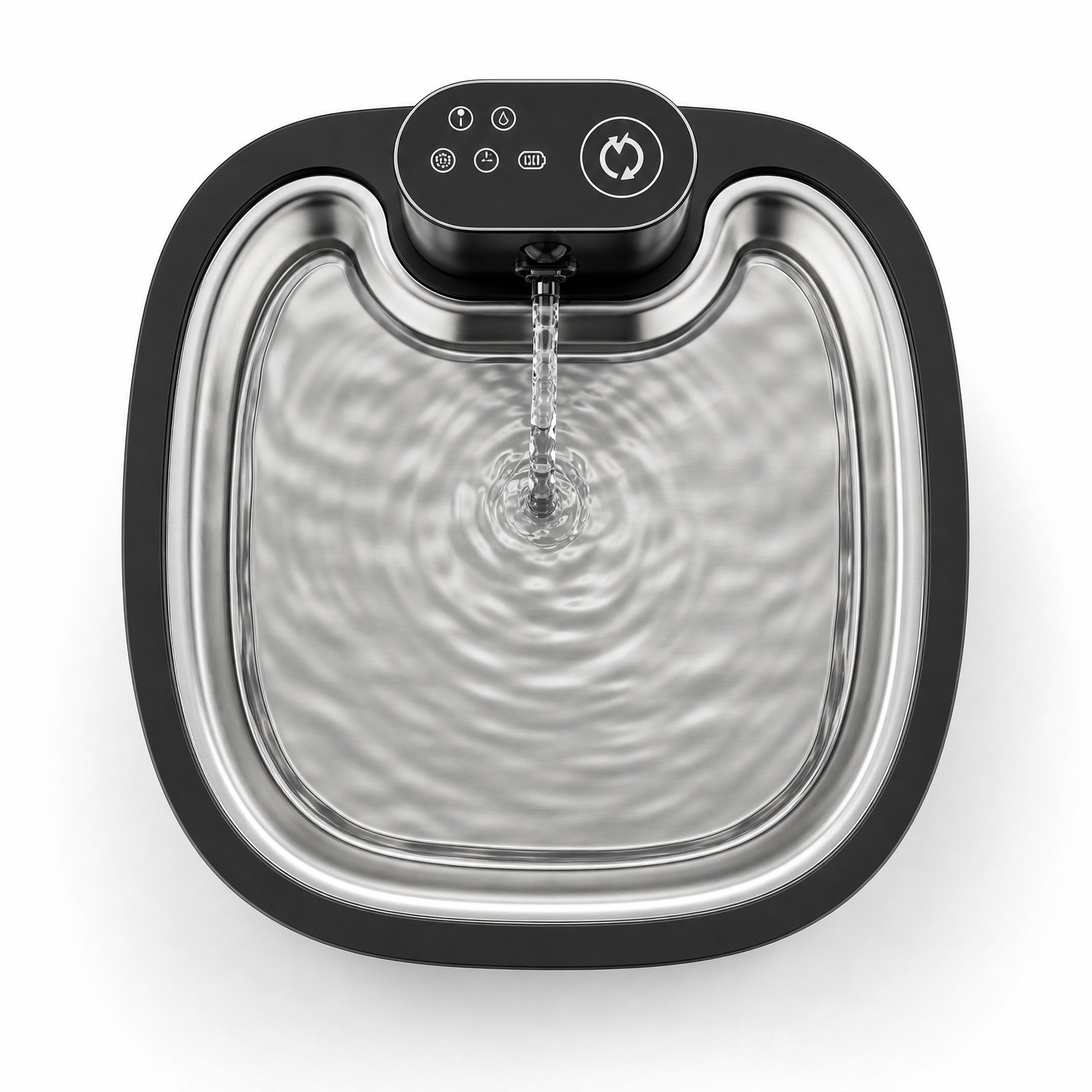 Wireless Smart Pet Water Fountain — 3.5L Stainless Steel with IR Sensor