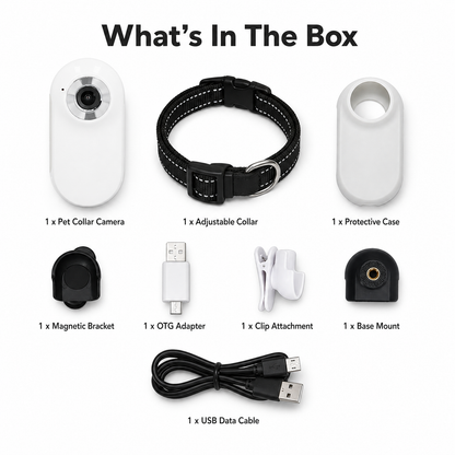 Pet POV Collar Camera — See the World Through Your Pet's Eyes