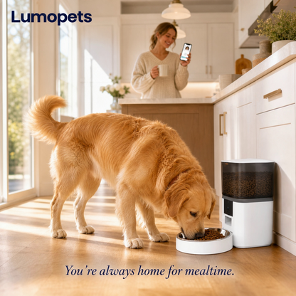 Smart Pet Feeder with 1080P HD Camera — Feed, Watch & Talk to Your Pet from Anywhere