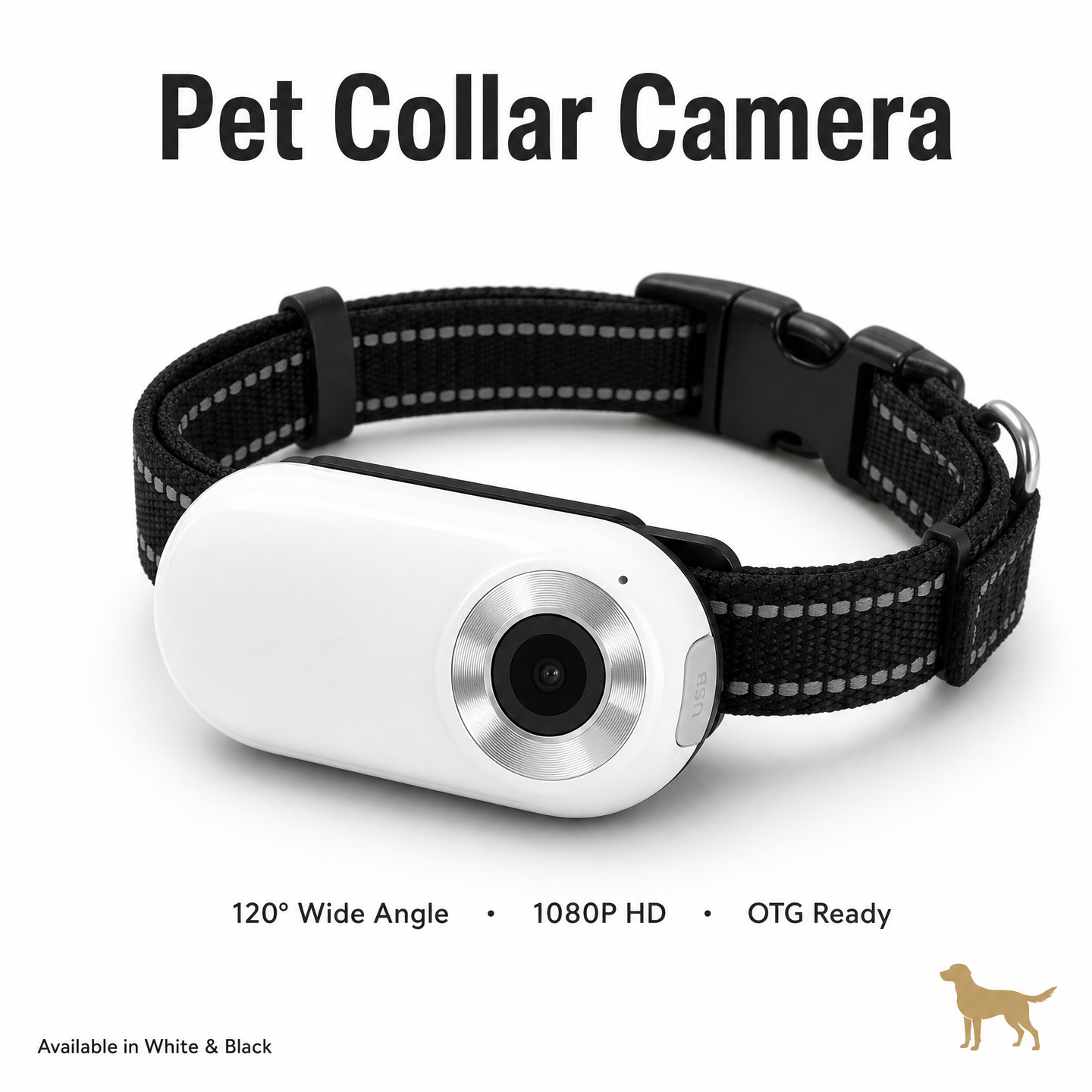 Pet POV Collar Camera — See the World Through Your Pet's Eyes