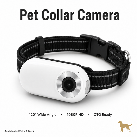 Pet POV Collar Camera — See the World Through Your Pet's Eyes